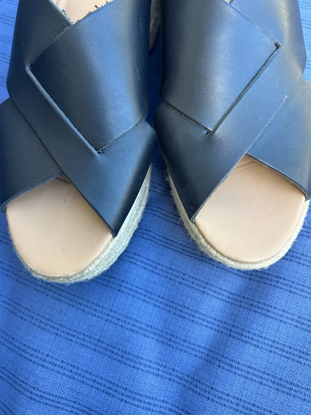 Soludos Amalfi Platform Heel Espadrille Sandals Size 10